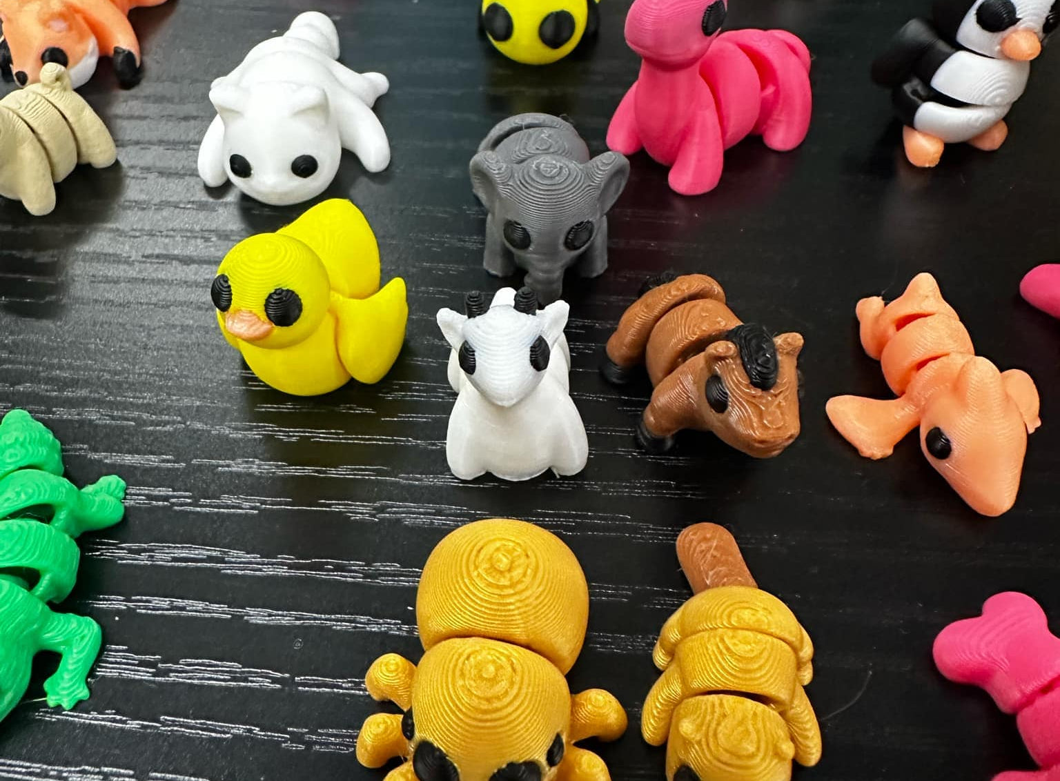 Tiny little fidget pets in a variety of colors and styles