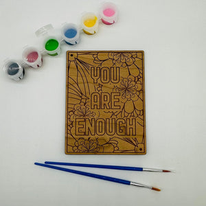 Inspirational Paint Kit | You Are Enough
