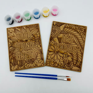 Inspirational Paint Kit Set | "Your" Doing Great