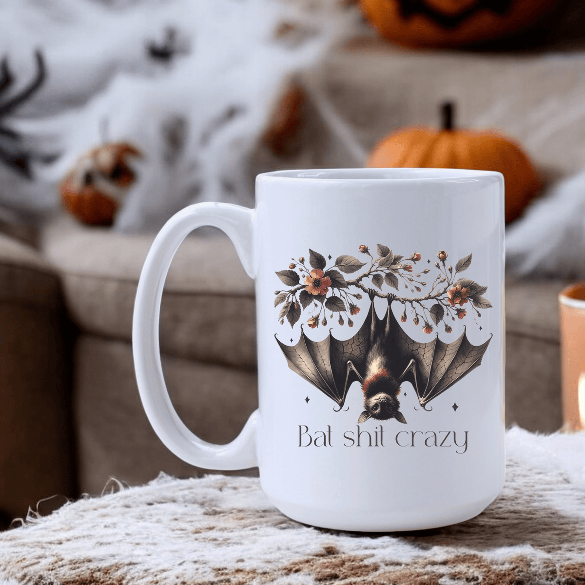 Bat Shit Crazy Mug – Fuzzy Loon Designs