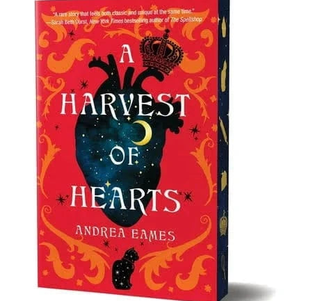A Harvest Of Hearts Book with Sprayed Edges