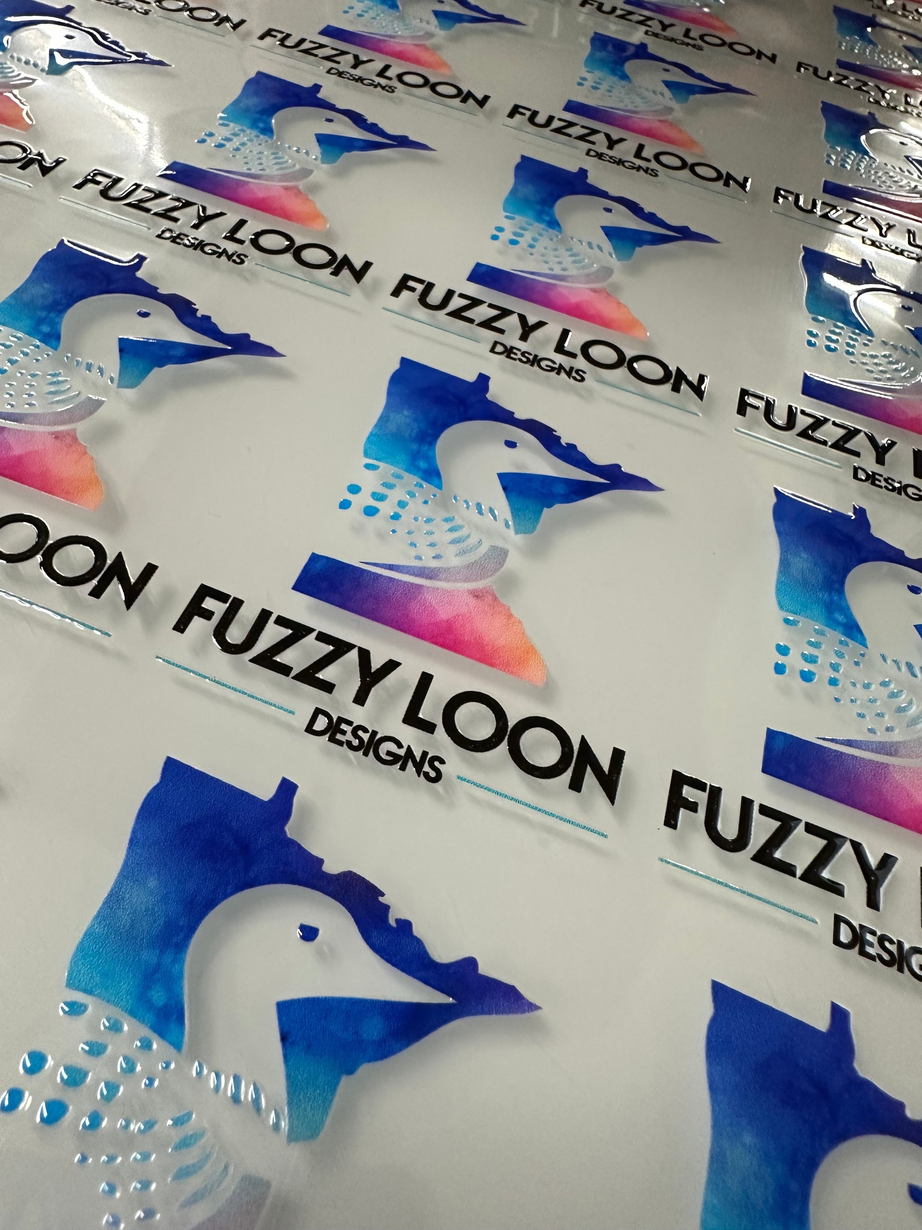 UV DTF Printing Now Available at Fuzzy Loon Designs