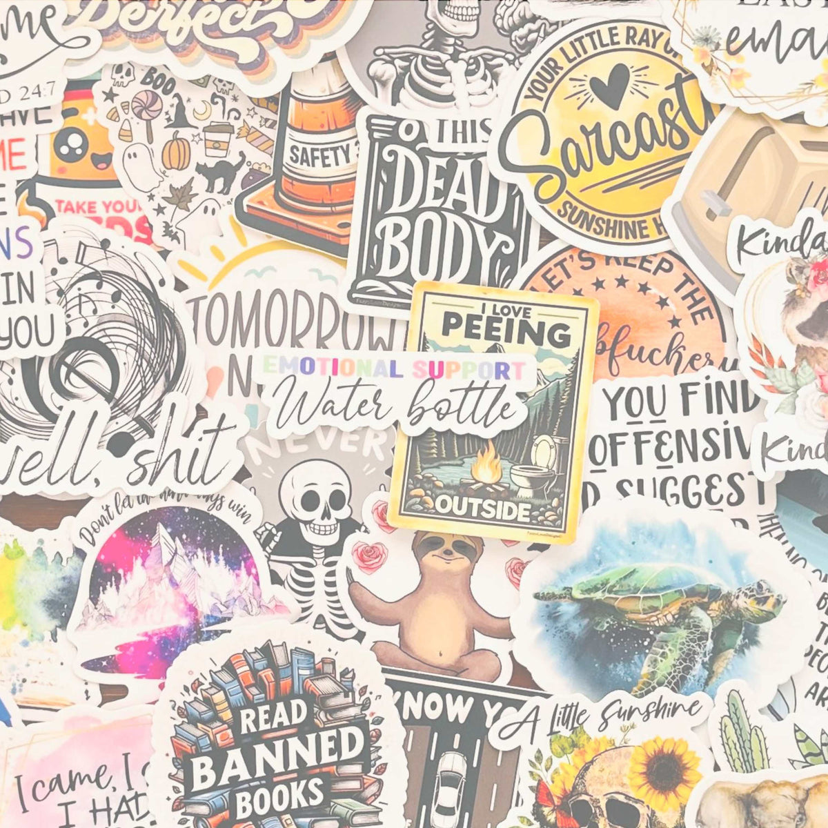 Bold & Durable Stickers - Vinyl Stickers by Fuzzy Loon Designs