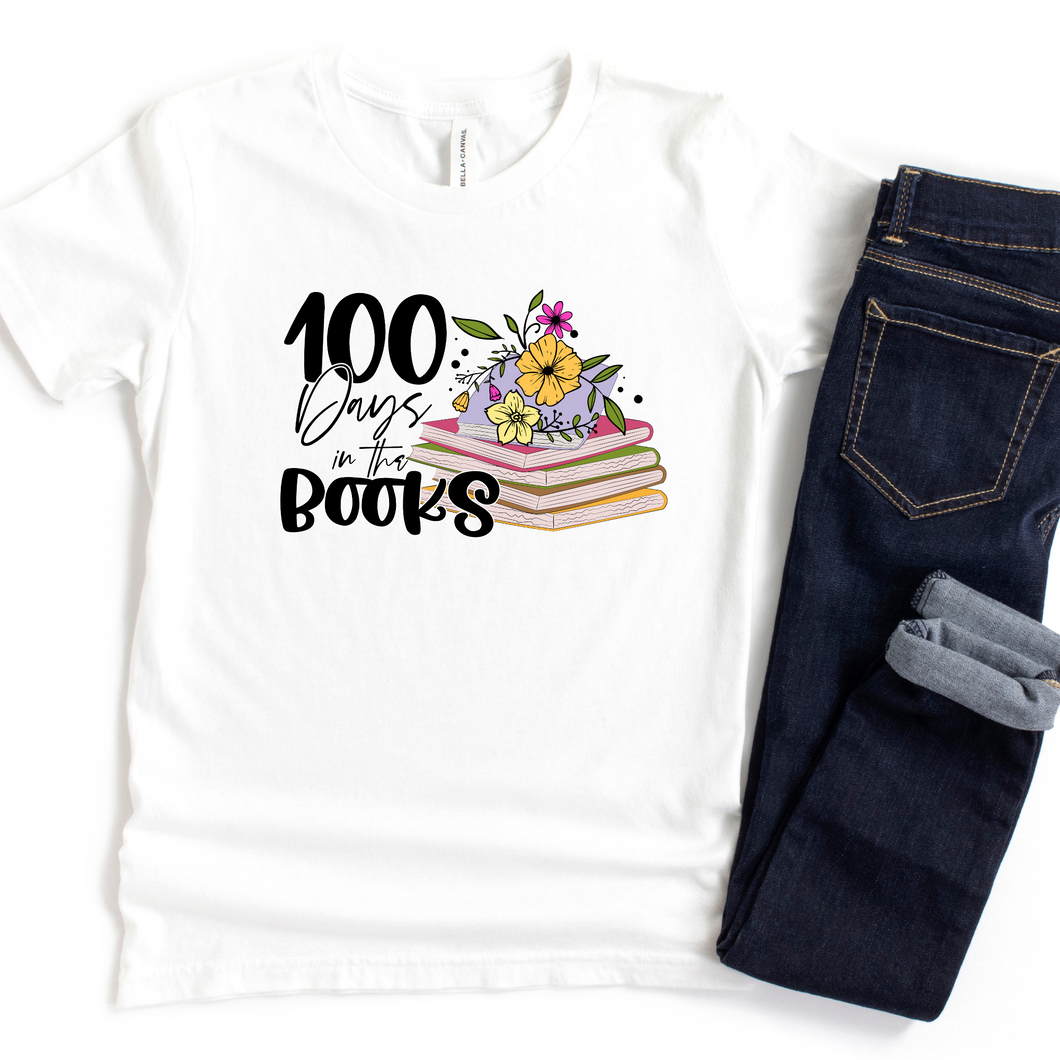 100 Days in the Books Kids T-Shirt