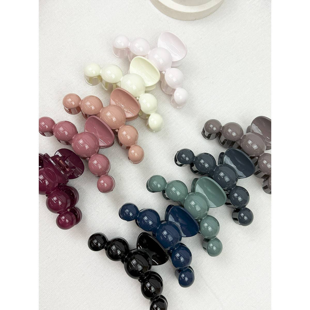 Large Dark Color Pearl Hair Claw Clips – Fuzzy Loon Designs