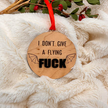 I Don't Give a Flying Fuck | Wood Ornament