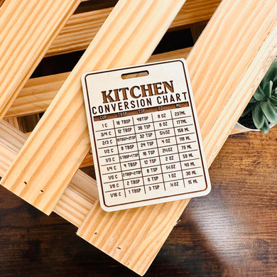 Kitchen Conversion Chart | Wood Magnet