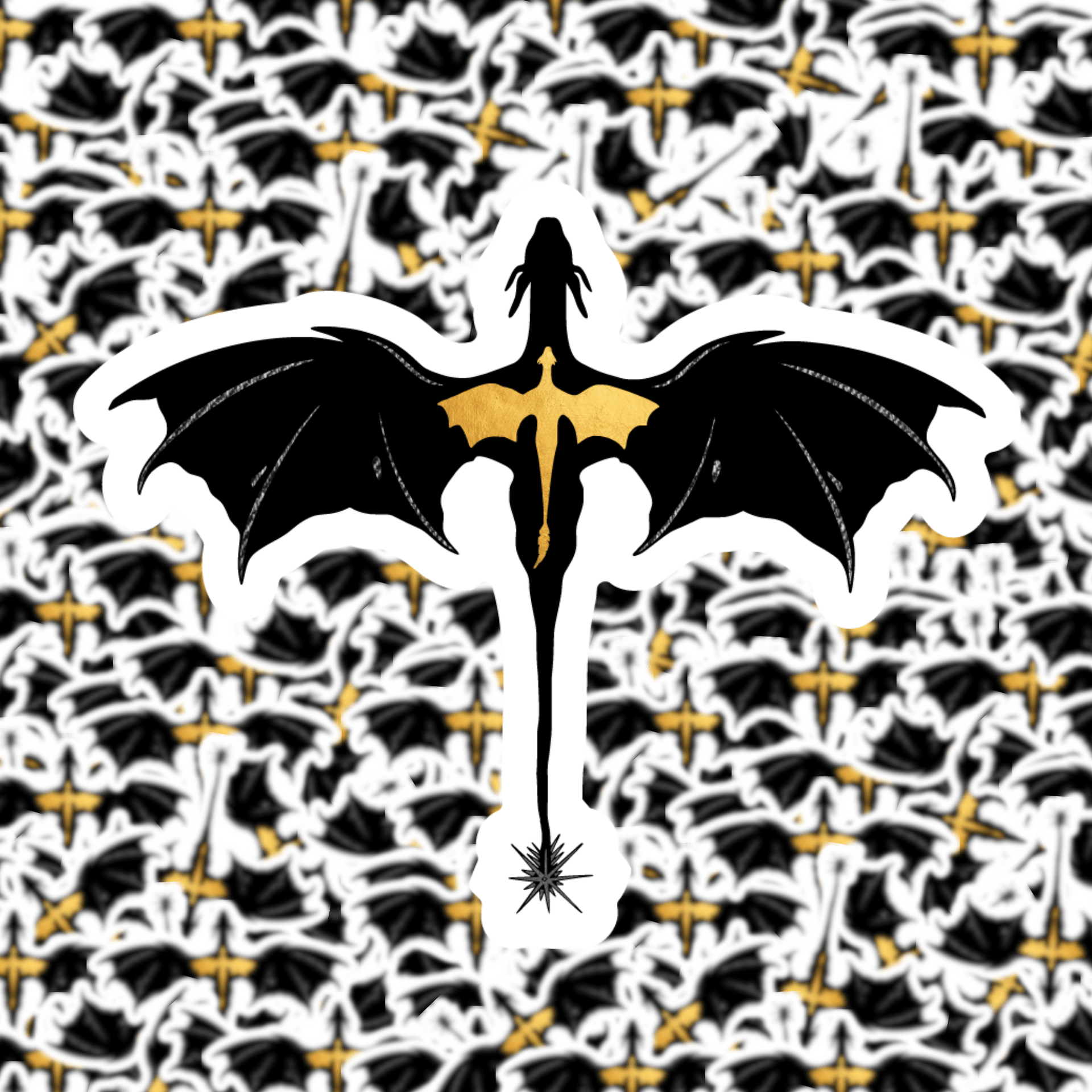 oosterse draak en feniks cirkel omtrek: stockvector (rechtenvrij) 697069402  | Shutterstock, image size:2000x2000