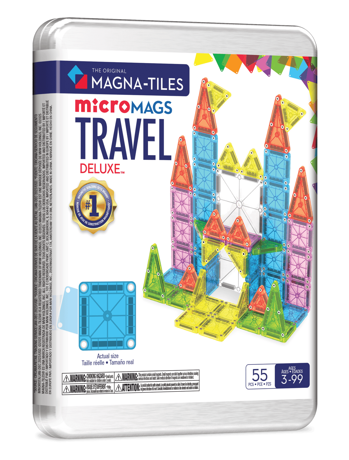 Magna-Tiles Travel Set Deluxe 55-Piece Set – Fuzzy Loon Designs