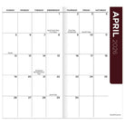 April 2026 calendar showing holidays: April Fool's Day, Good Friday, Easter, Passover, Holocaust Remembrance Day, and Earth Day. Clean layout.