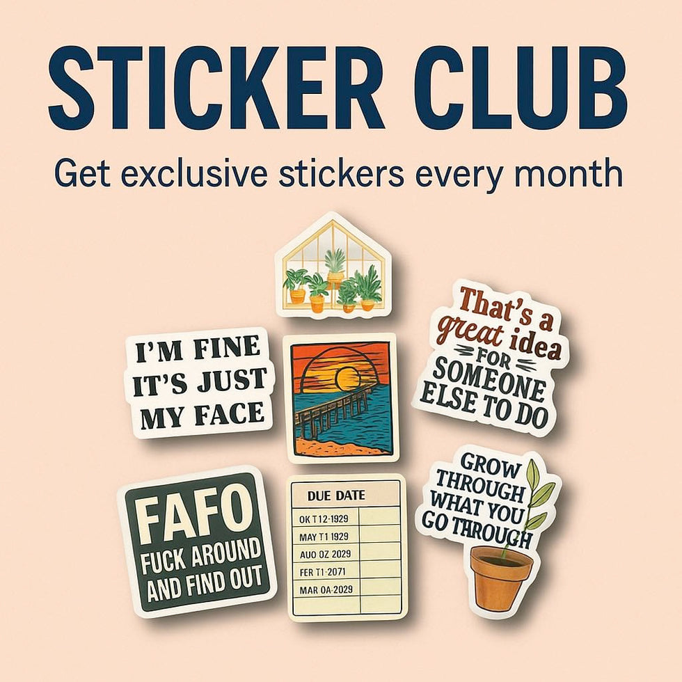 Bold & Durable Stickers - Vinyl Stickers by Fuzzy Loon Designs