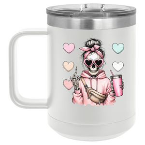 Basic Bitch Skeleton | 15oz Insulated Mug