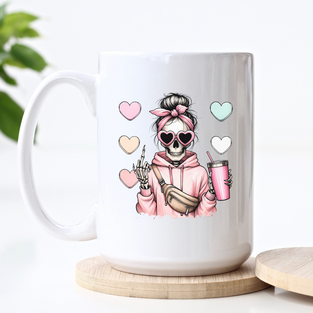 Basic Bitch Skeleton Coffee Mug