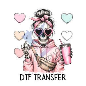 Basic Bitch Skeleton | DTF Transfer
