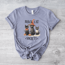 Black Cat Society Halloween T-Shirt
