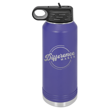 Difference Maker #TeacherLife | ENGRAVED Insulated Bottle with Straw and Spout