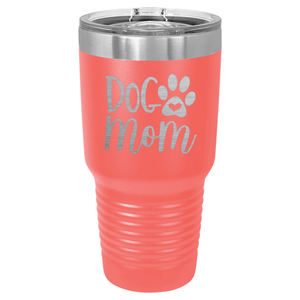Dog Mom Paw Print | Engraved Polar Camel Tumbler