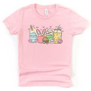 Easter Coffee Cups Kids T-Shirt