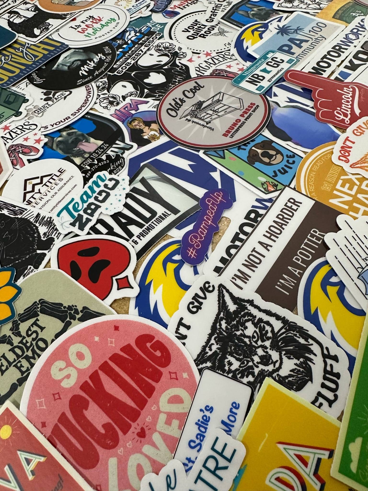 Custom Die-Cut Stickers – Fuzzy Loon Designs