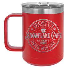 Frosty's Snowflake Cafe | Engraved 15oz Insulated Mug