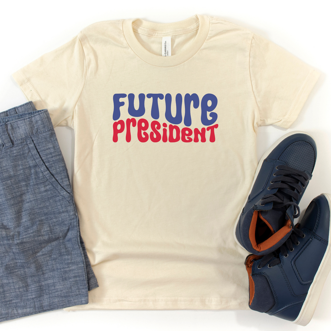 Future President Patriotic Kids T-Shirt