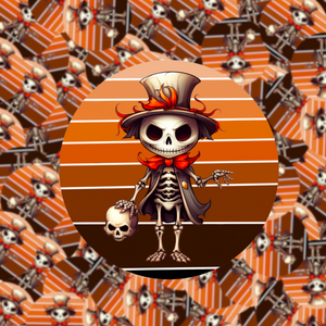 Halloween Skeleton Sticker
