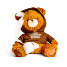 A cheeky brown bear plush with a playful expression, embodying a humorous, potty-themed personality. Soft and huggable, it's a fun gag gift for anyone who loves bathroom humor. Compact in size and full of character.