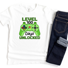 Level 100 Days Unlocked Gamer Kids T-Shirt
