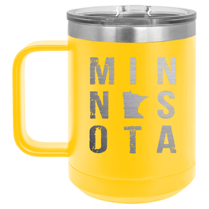 Minnesota Square | Engraved 15oz Insulated Mug