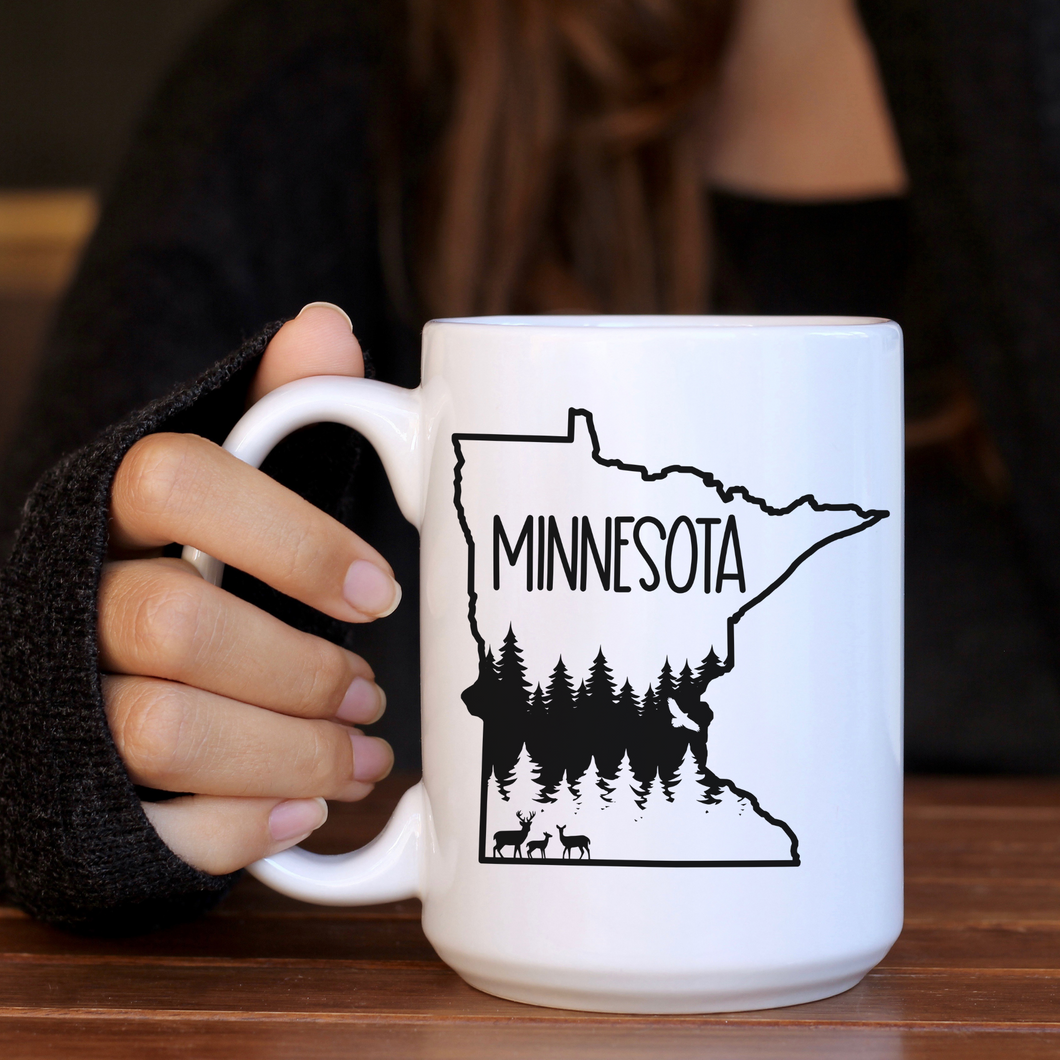 Minnesota Trees Coffee Mug