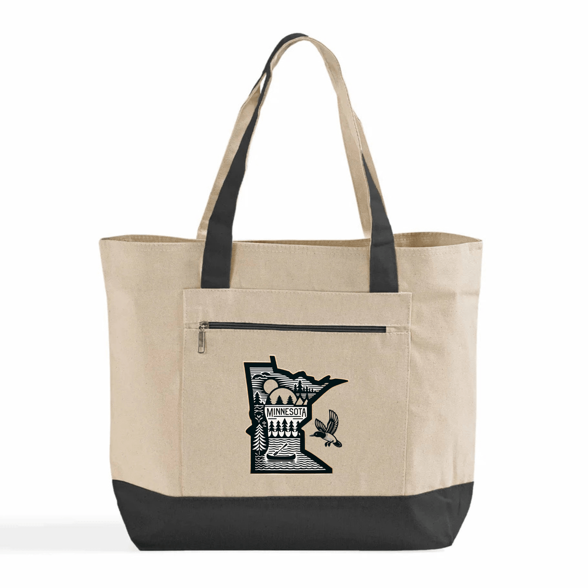 Minnesota State Outline | Gift Store | Made in Minnesota – Fuzzy Loon ...