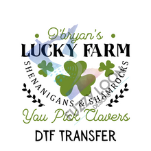 O'Bryan's Lucky Farm | DTF Transfer