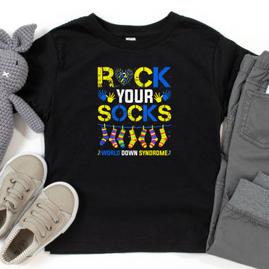 Rock Your Socks | Down Syndrome Awareness Kids T-Shirt
