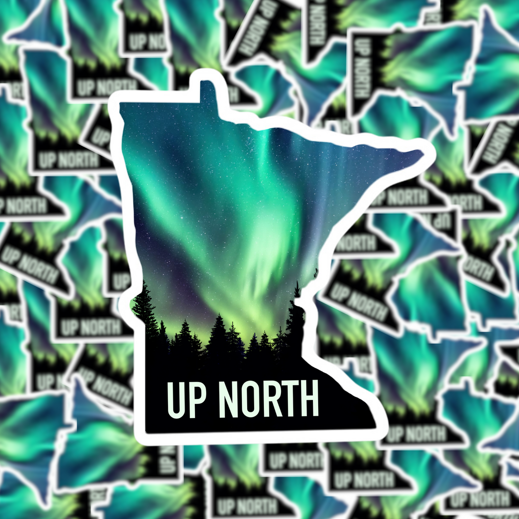 Up North Minnesota Sticker