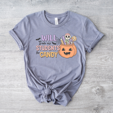 Will Trade My Students for Candy Halloween Adult T-Shirt