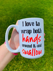 Wrap Both Hands and Swallow Coffee Mug