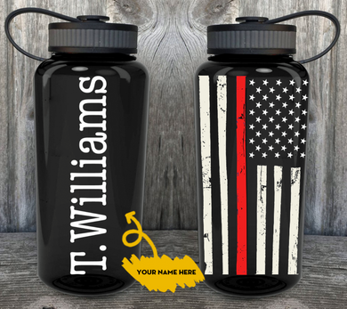 34oz Water Bottle - Straw Lid – Fan Club Creations
