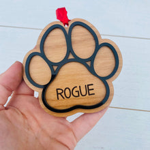Personalized Paw Print Ornament