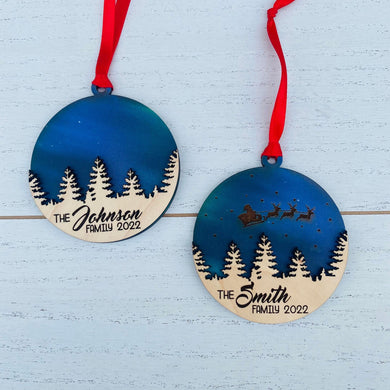 Starry Night Sky Personalized Ornament