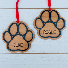 Personalized Paw Print Ornament