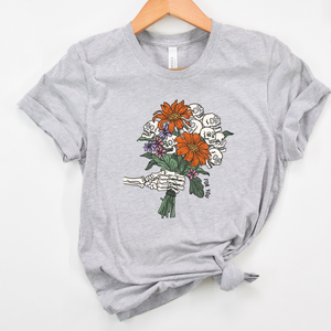 Bouquet of Skeleton Flowers For You T-Shirt