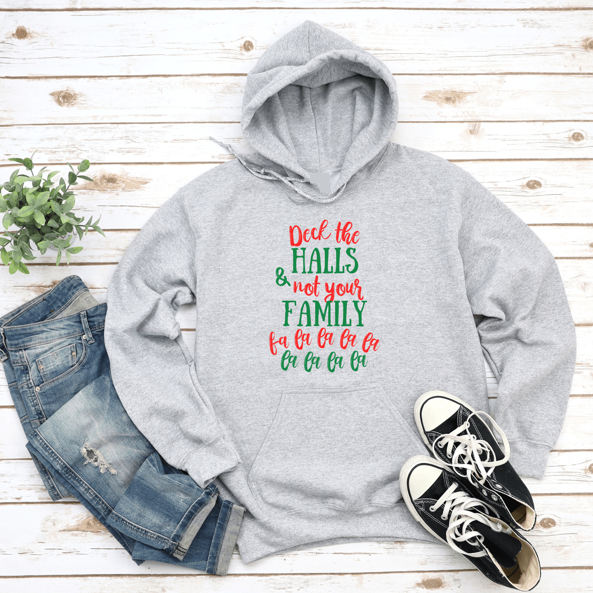 K for online christmas hoodie