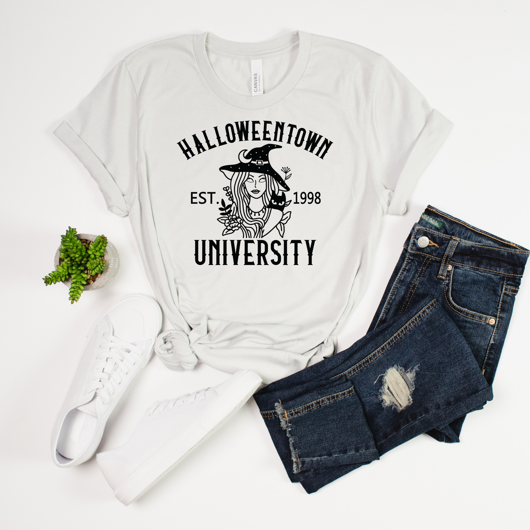 Halloweentown University T-Shirt (Black Text)