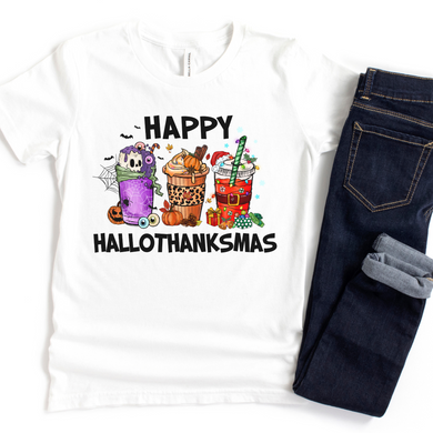 Happy Hallothanksmas Kids T-Shirt