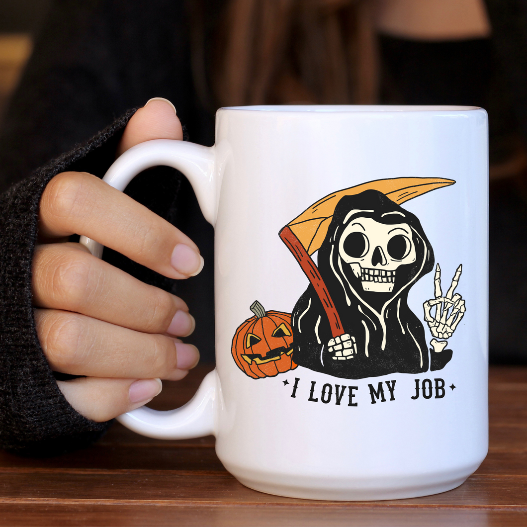 I Love My Job Halloween Mug