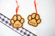 Personalized Paw Print Ornament