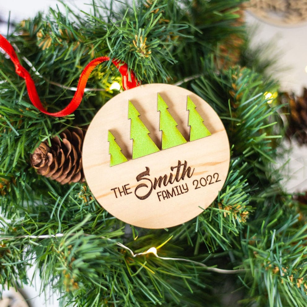 Christmas Trees Personalized Ornament