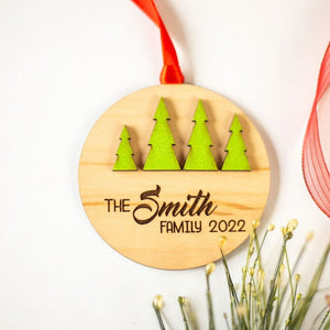 Christmas Trees Personalized Ornament