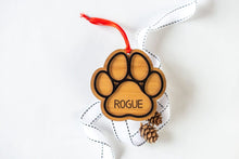 Personalized Paw Print Ornament