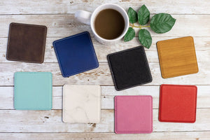 My Memory Is Long and Unforgiving | Leatherette Coaster Set